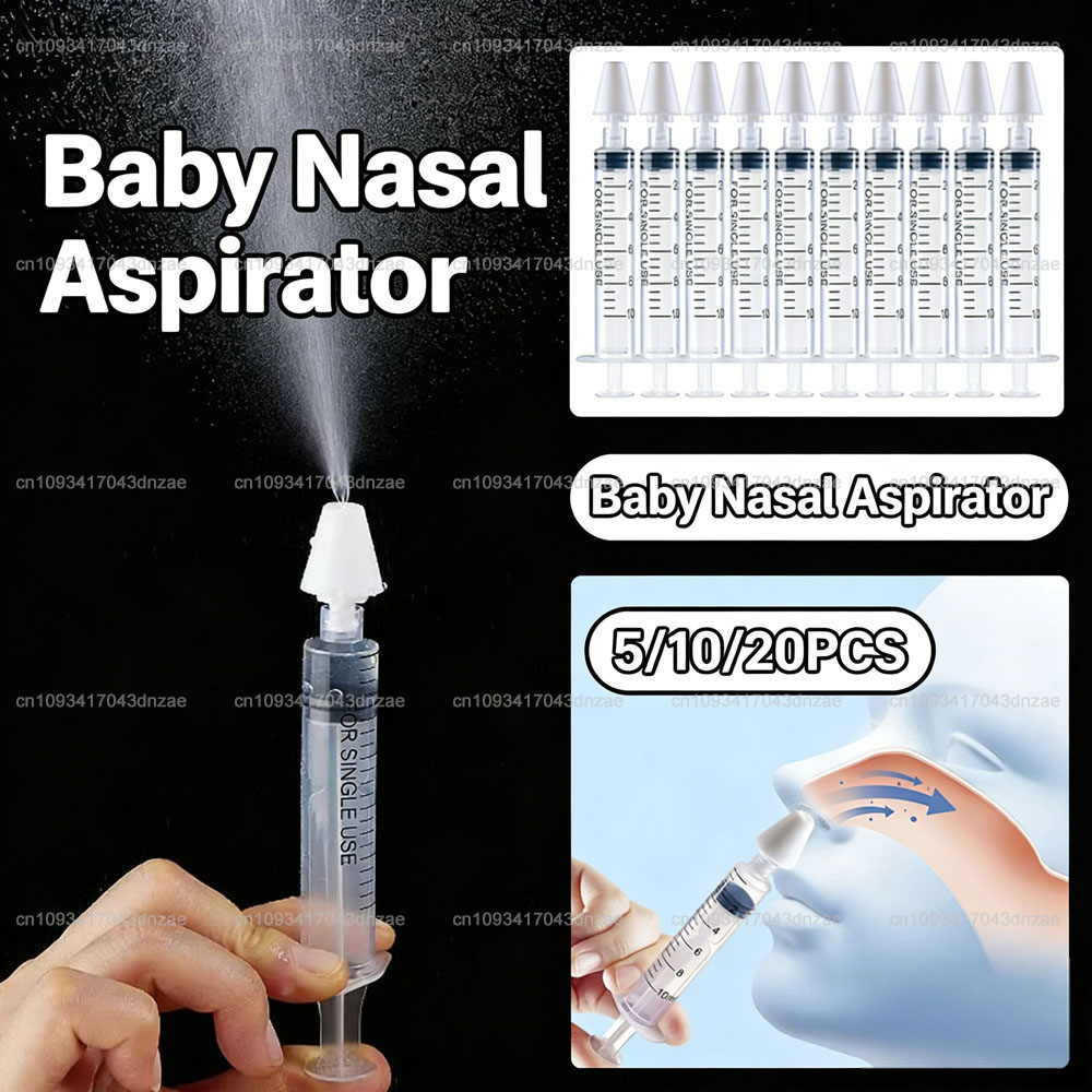 Baby Products Essentials - Needle Tube Baby Nasal Aspirator Syringe