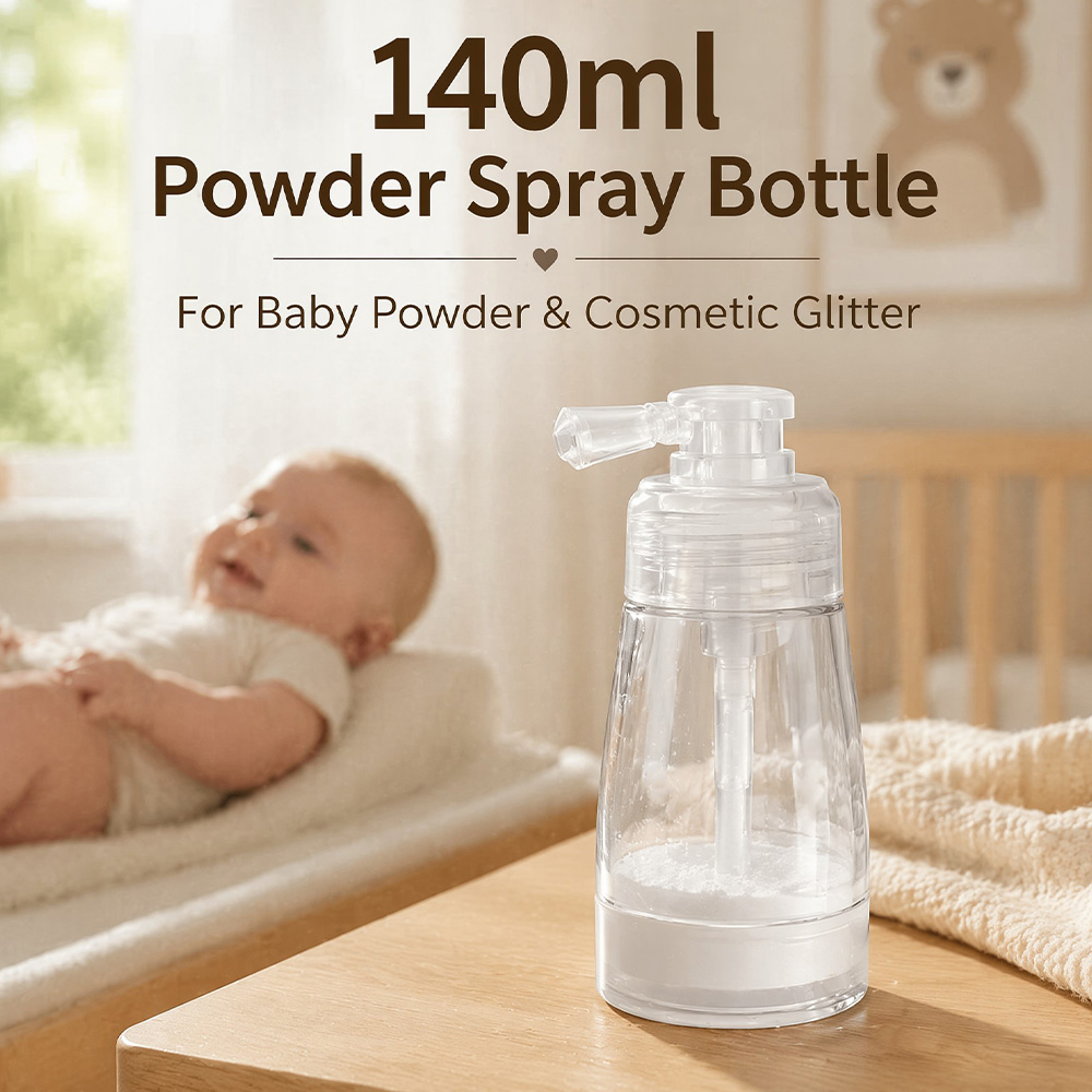 Baby Products Distributor - 140ml Press-Type Dry Powder Spray Bottle,