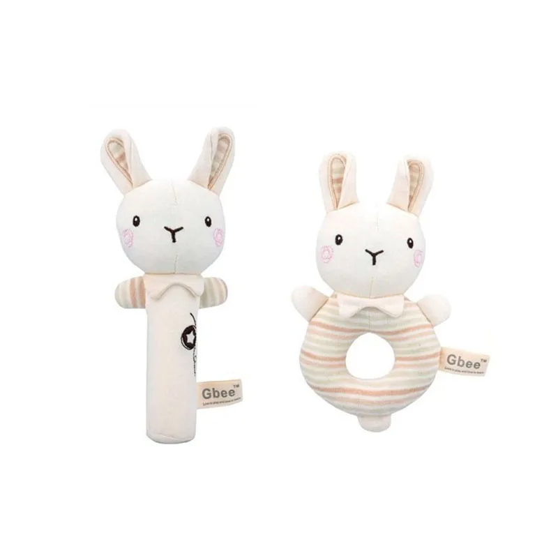 Baby Products Organic - Organic Cotton Hand Rattle Baby Soothing