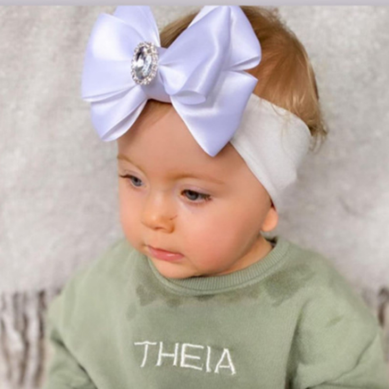 1PCS Solid Color Satin Bowknot - Baby Products Organic review and price