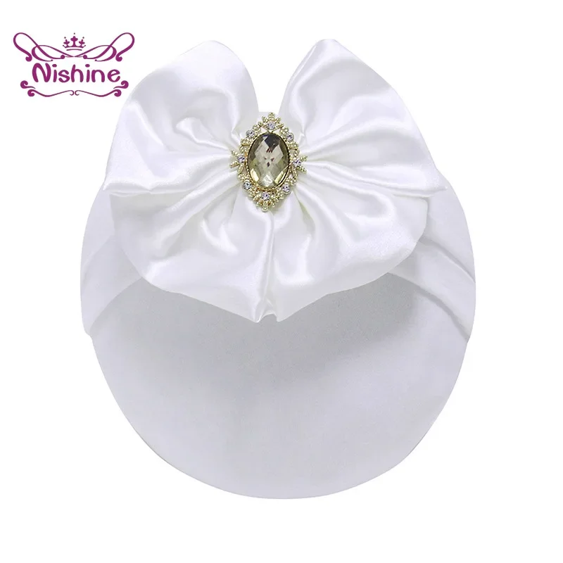 1PCS Solid Color Satin Bowknot - Baby Products Organic review and price