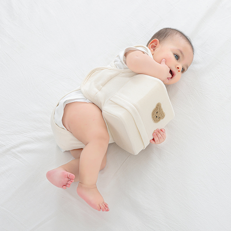 Baby Chest Side Sleeping Pillo - Anti-Roll Baby Pillow review and price
