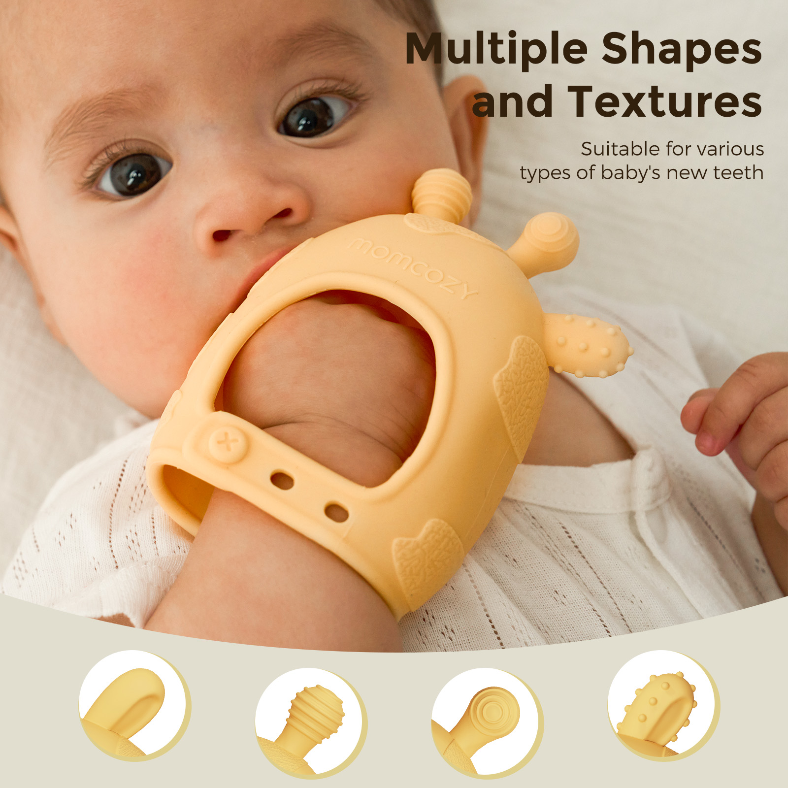 Momcozy Baby Teether Toys, Bab - Baby Products Essentials review and price